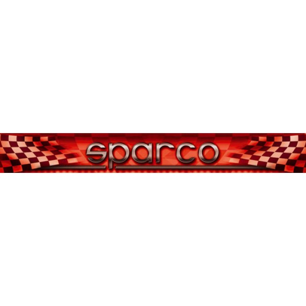 Sparco красный фон (16.5х130)