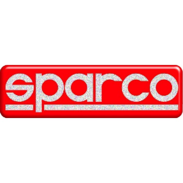 объемная  эмблема " SPARCO " (3,3х11,2 см)