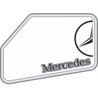 "MERCEDES" ( 45х33см), (комплект на две стороны) чёрный